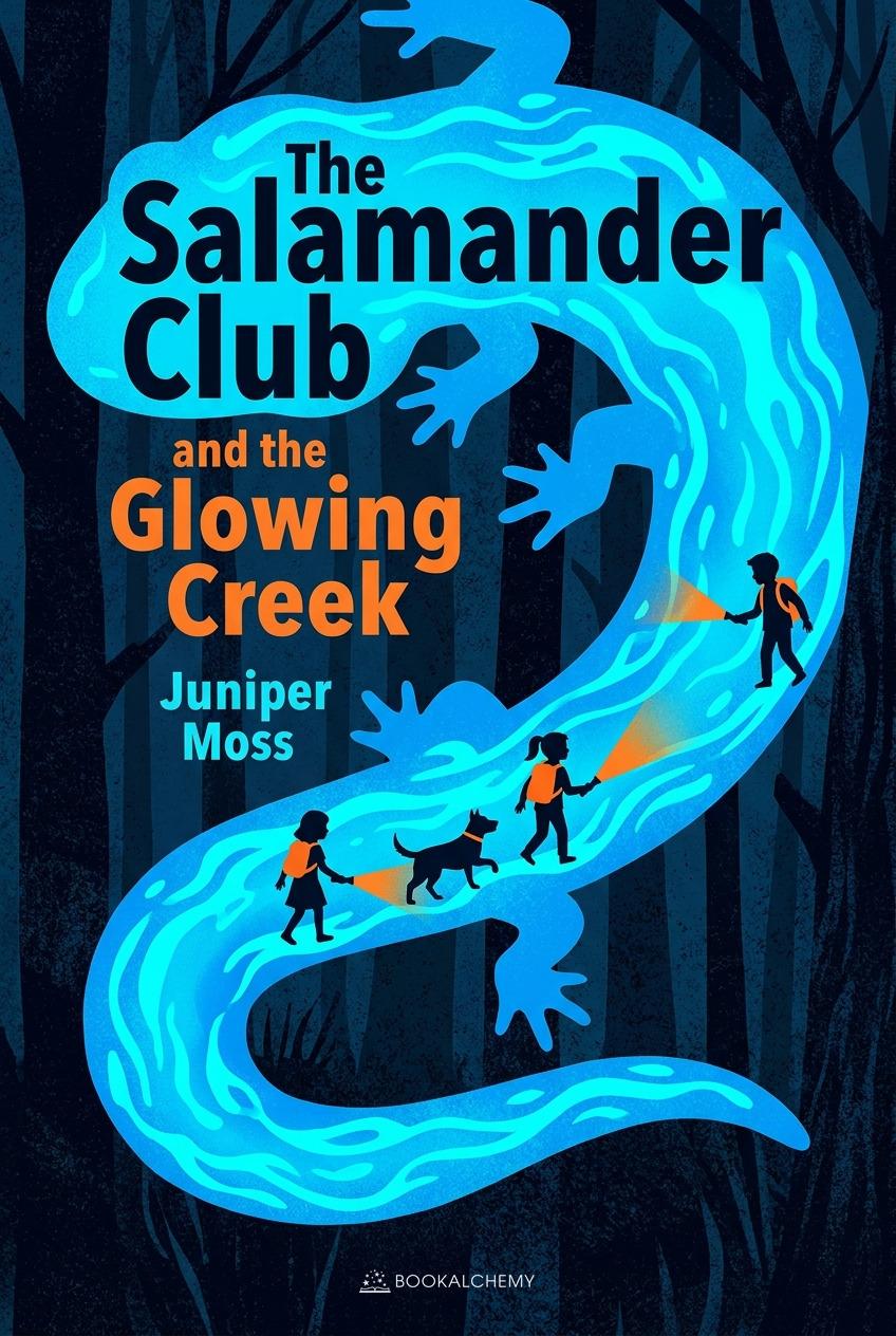 Copertina di The Salamander Club and the Glowing Creek