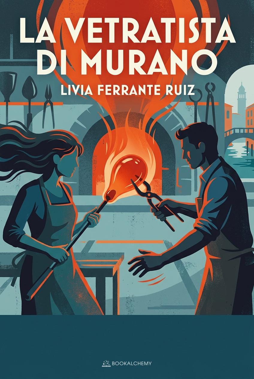 Copertina di La vetratista di Murano